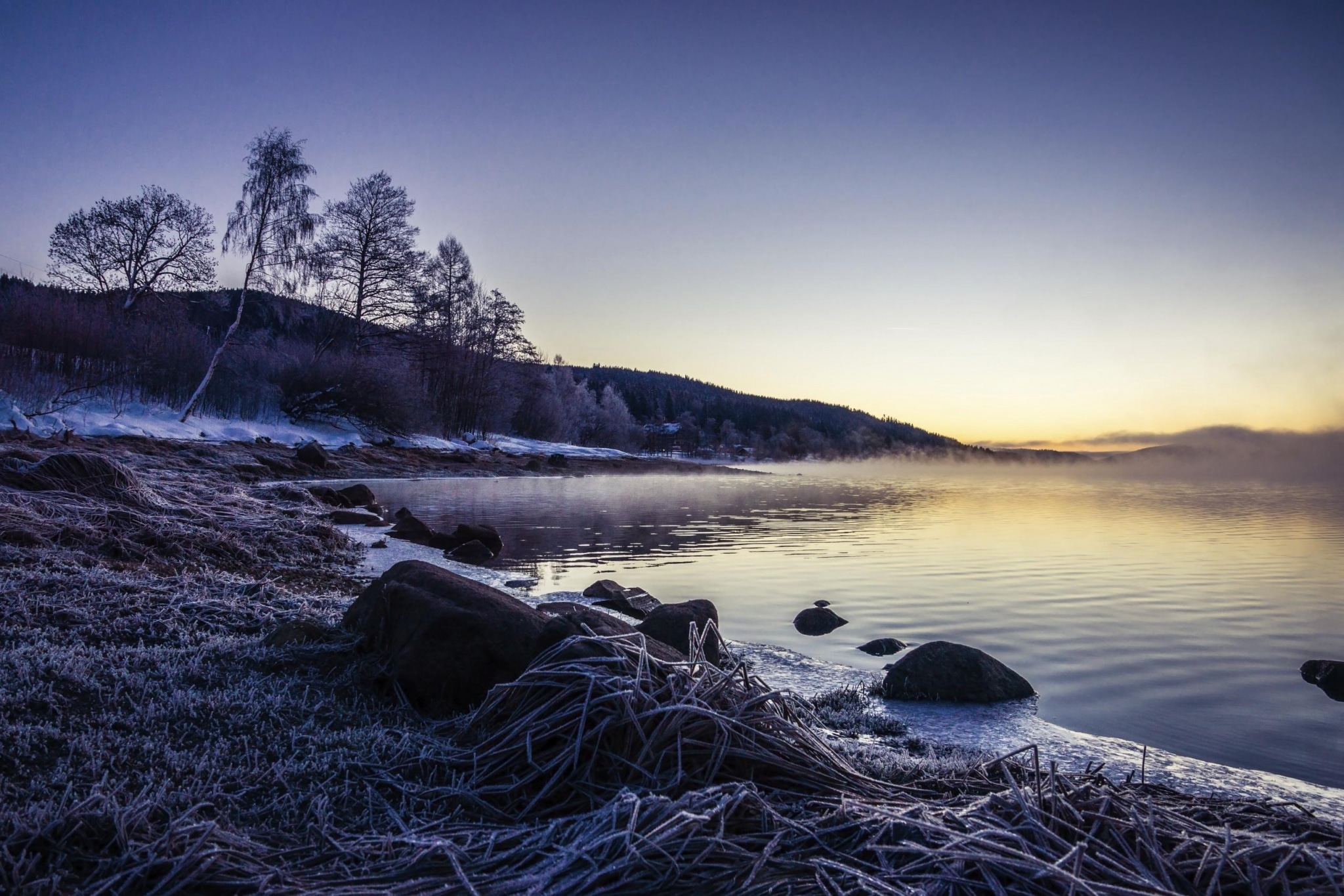 Sonneaufgang im Winter am Schluchsee ©HTG